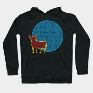 Polynesian Red Bull Blue Moon Hoodie